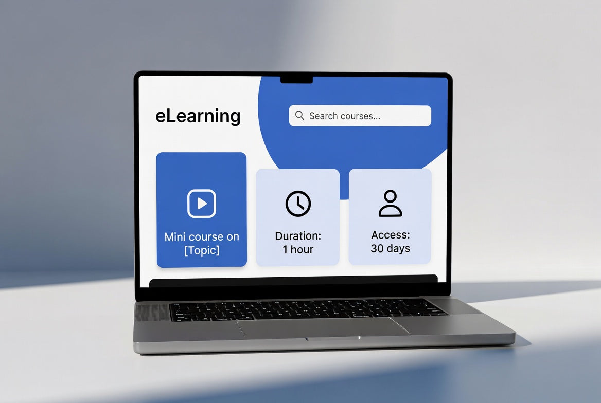 eLearning Mini Course / Template
